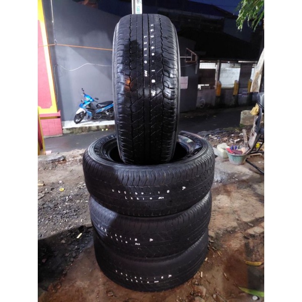 1 set Ban R18 265/60 Merk Dunlop #PAJERO #FORTUNER