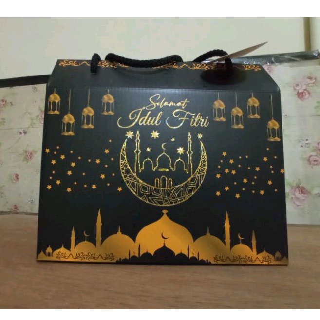 kotak bingkisan lebaran hamper box idul Fitri premium