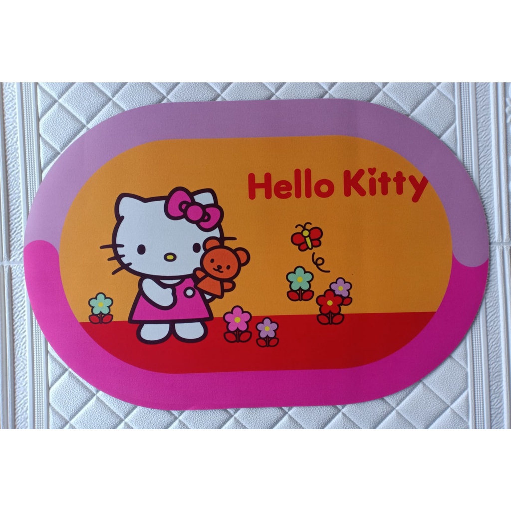 [RA] KESET OVAL DIATOMITE KARAKTER MICKEY MINNIE MOUSE TOM N JERRY LILO N STICH
