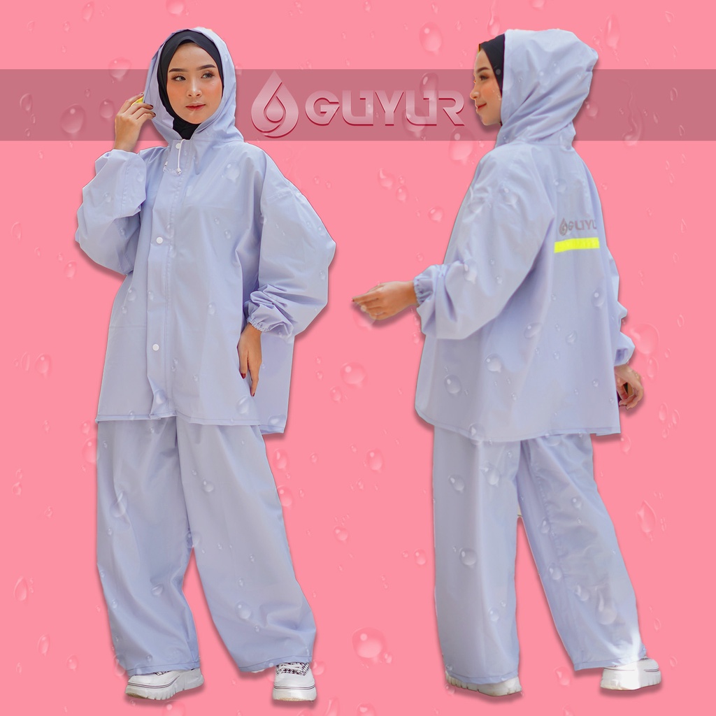 JAS HUJAN set baju dan celana  Kualitas Terbaik  bahan TEBAL