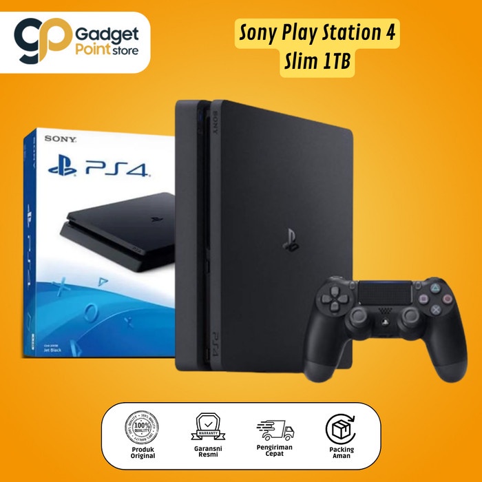 Sony Play Station 4 Slim 1TB / Sony PS4 Slim - Garansi Resmi Sony - PS4 Slim