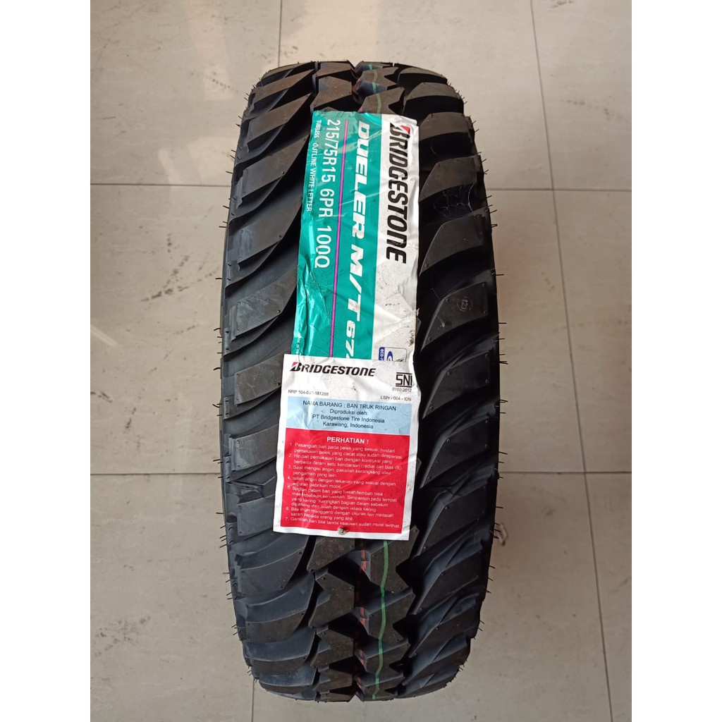 215 75 R15 Bridgestone Dueler MT D674 Ban Mobil