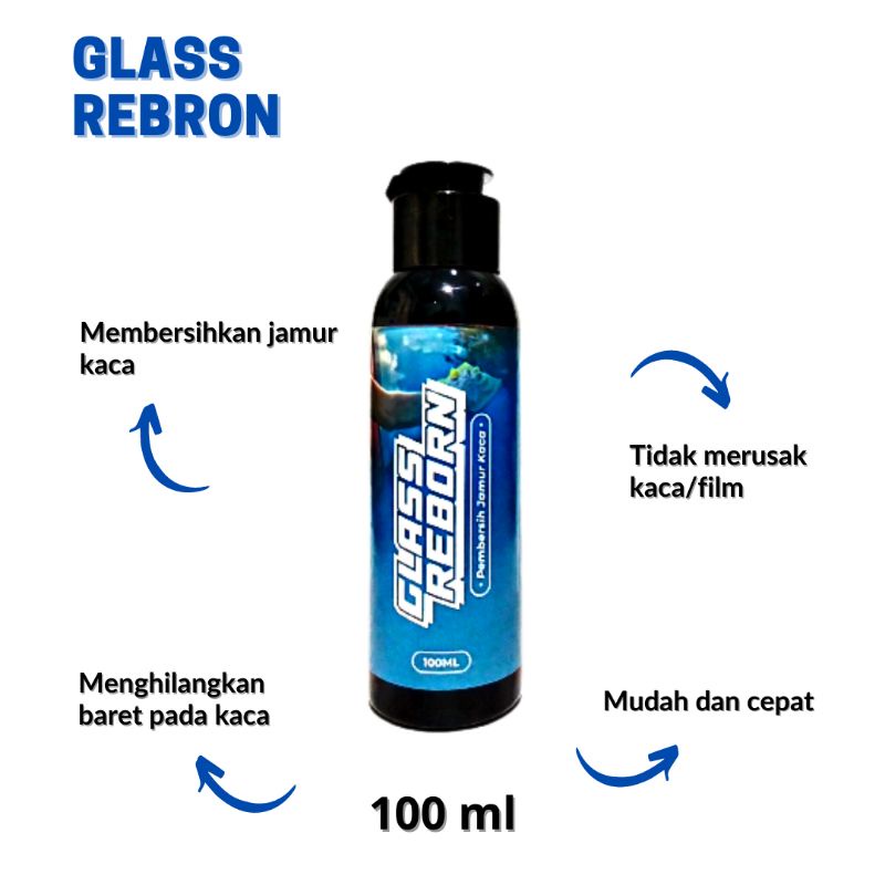 Pembersih Jamur Kaca Mobil | Glass Reborn | Penghilang Baret Pada Kaca Mobil