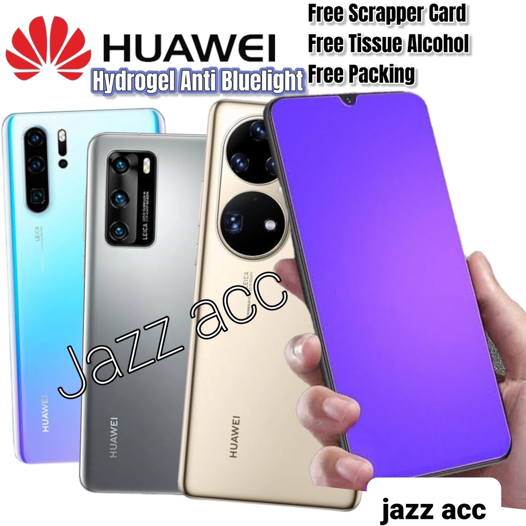 Hydrogel CUSTOM Huawei NOVA 9 8 8i 8SE 7 7i 7SE 5 5T 5TPRO Hidrogel TPU Clear-Bening/Glossy/Bluelight Glosy/Blue Light Matte/Anti Glare-Minyak-Mate Doff/Anti SPY Privacy-TPU Film Lapisan Liquid Glass nano-Black-Hitam/Full Cover Coveragel -NFC 5G 4G T SE i