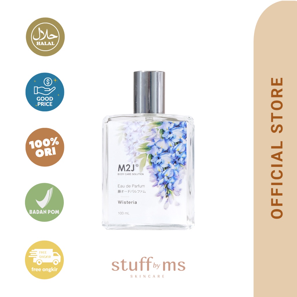 SENARA (2 Lebih Hemat) M2J Wisteria Parfume EDP || M2J EDP Wisteria 100ml