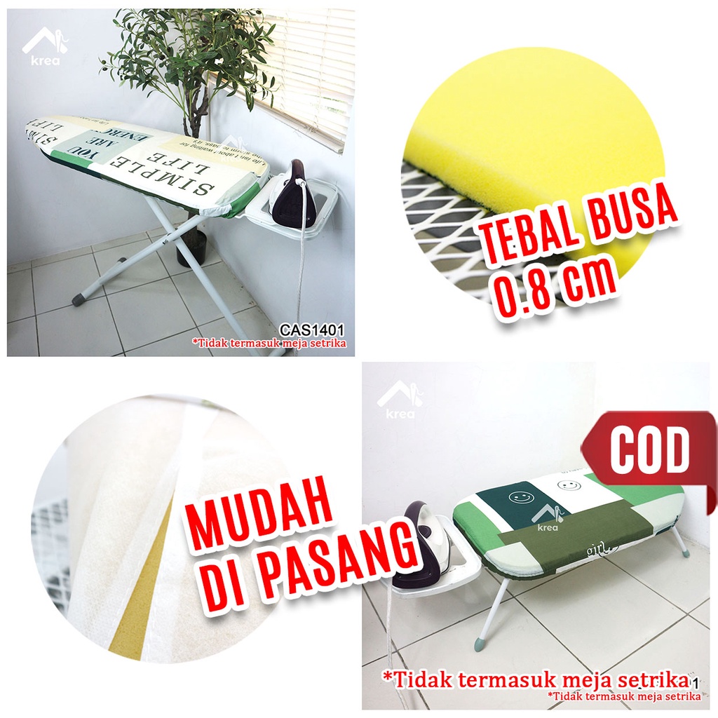 COVER MEJA SETRIKA KECIL DAN BESAR KRISBOW CAS1401 ( TANPA MEJA )