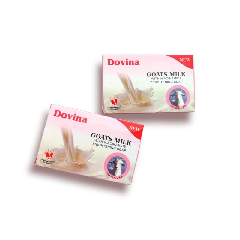 SABUN DOVINA GOATS MILK WITH NIACINAMIDE [BPOM]