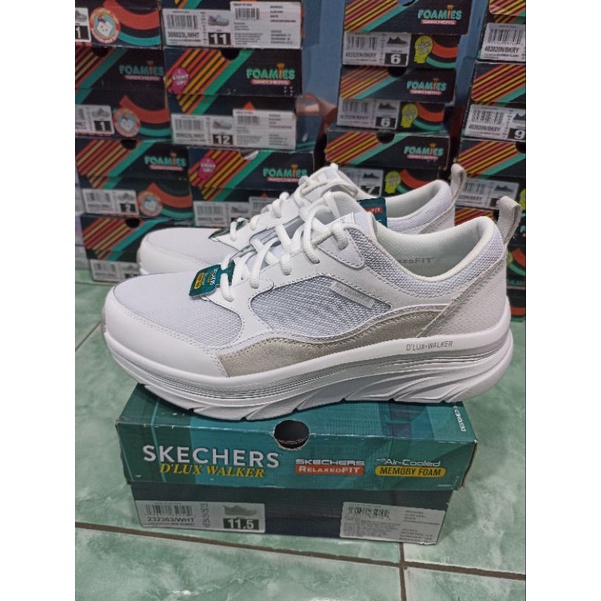 Skechers 232363/WHT Men Original Putih
