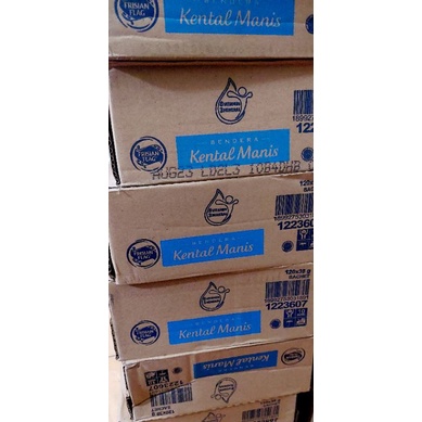 [ Dus ] Frisian Flag Bendera Kental Manis 120pcs x 38gr