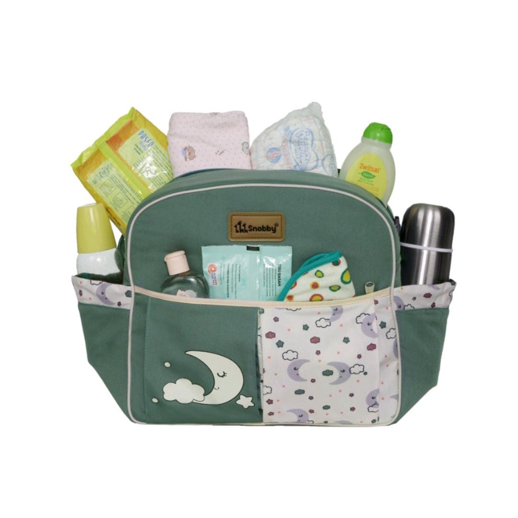 Snobby Tas Bayi Medium Saku Print Glowy Series - SBT7272