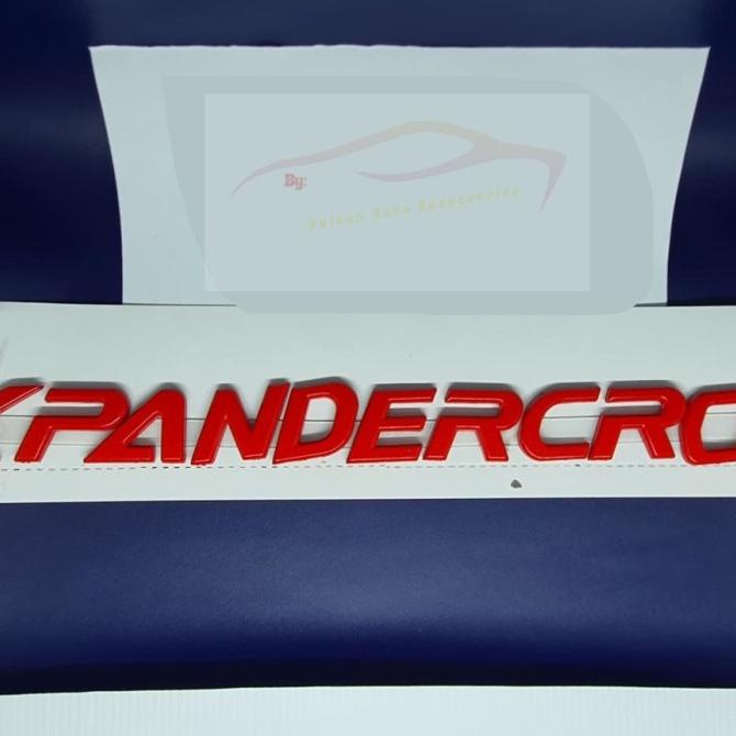 Engine Hood Emblem XpanderCross/Xpander Merah/Logo Xpander Kap Mesin