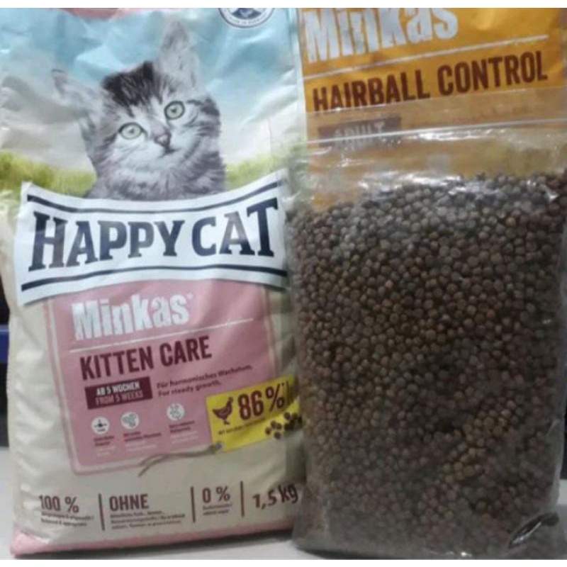 Happy Cat Minkas Kitten Care 10kg (Go-jek only) makanan kucing anak-anak happy cat minkas