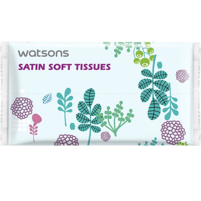 Watsons X-flower Travel Pack Tissue 60s Tissue Wajah Higienis