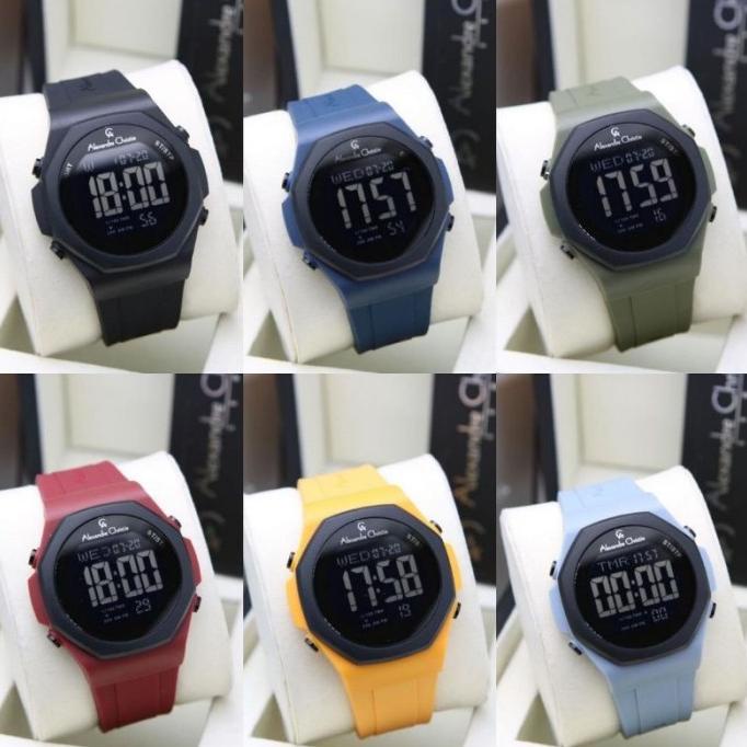 JAM TANGAN PRIA ALEXANDRE CHRISTIE AC 9359 / AC 9359 RUBBER ORIGINAL