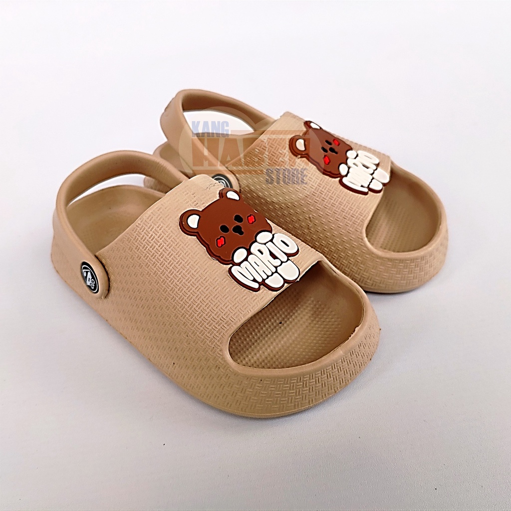 Sandal Kokop Tali Bayi Anak Cowok Cewek Karakter Mario Lucu BC051