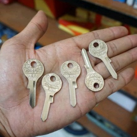 Anak Kunci Blank Duplikat Vespa Super Sprint Vbb Emboss Neiman