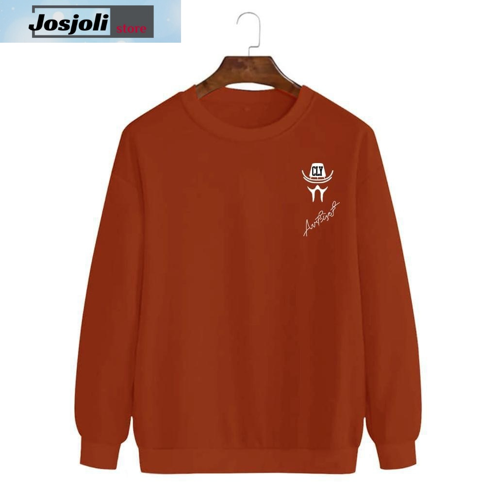 JOSJOLI_STORE/Baju Sweater Cly/Atasan Pria Dewasa Lengan Panjang/L XL XXL