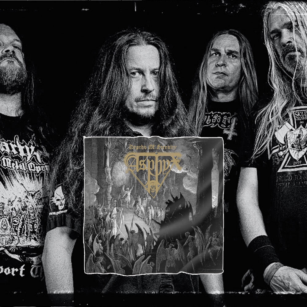 Asphyx - Textile Flag / Bendera Band / Poster Kain