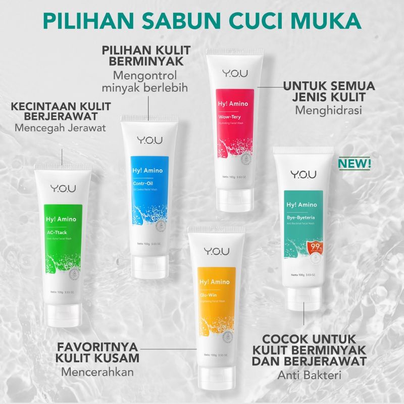 New Bundle Fighter Hy! Amino Facial Wash dan Triple Acne Spot Care