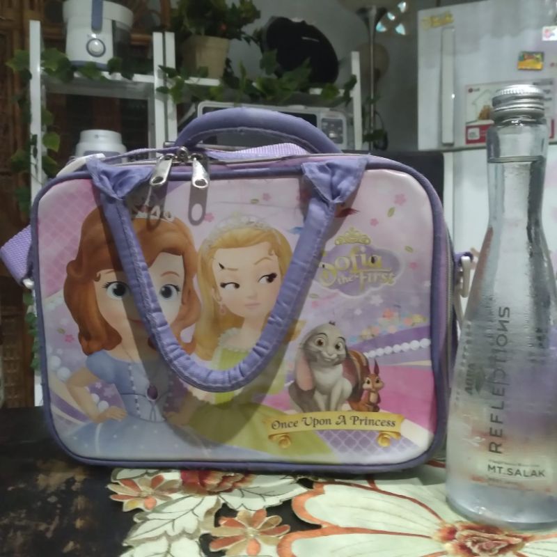 Tas Anak Travel (preloved seri princess Sofia) warna Ungu