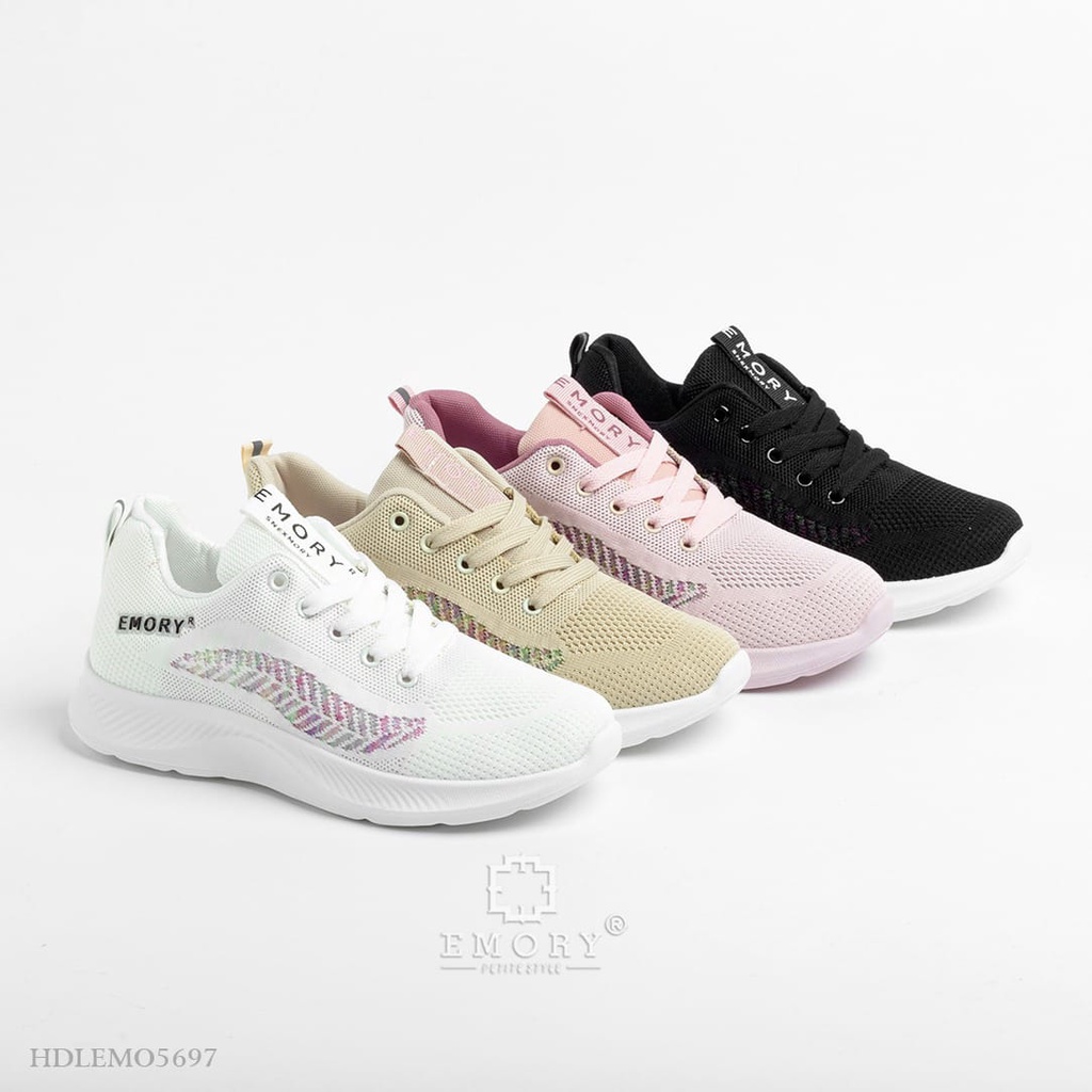 SEPATU WANITA EMORYSTYLE  Flexknit Sneakers #Snexmory  HDLEMO 5697 MB