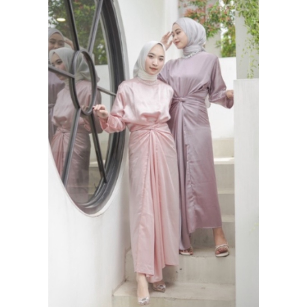 Inner kaftan / Dress Kaftan ALL SIZE Anak -  Over Size / Big Size / JUMBO Dengan 68 Pilihan Warna