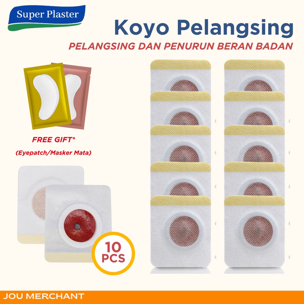 Slimming Patch / Koyo Pelangsing Bahan Alami Penurun Berat Badan - Pembakar Lemak Magnetik