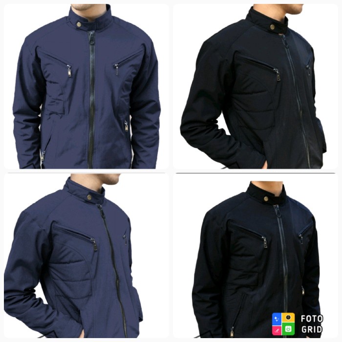 jaket pria JAKET LEVIS SEMI PARKA PRIA TERBARU - Hitam, L(T0V4) Jaket Pria Jumbo Jaket Pria Dewasa A
