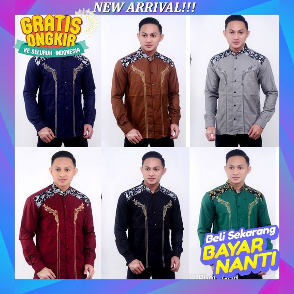 Baju Koko Lengan Panjang Terbaru 2023 Koko Dewasa Terbaru 2023 Baju Koko Pria Dewasa Kekinian Bahan 