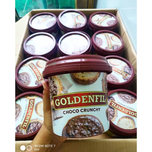 

goldenfil selai coklat crucy