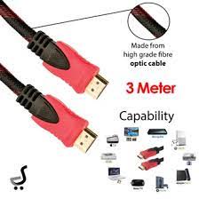 Kabel HDMI to HDMI Jaring 1.5m 3m 5m 1,5m 1.5 1,5 3 5 meter