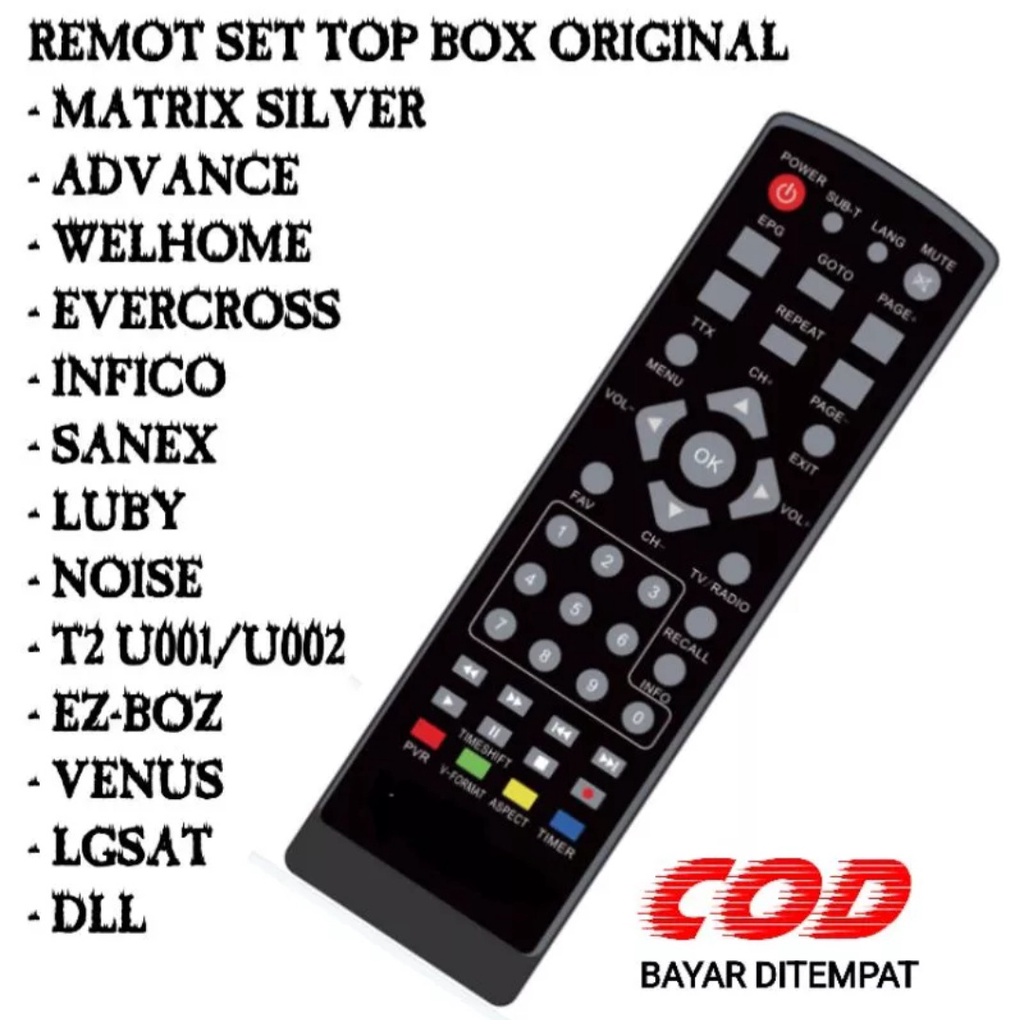 Remot set top box digital SERBAGUNA