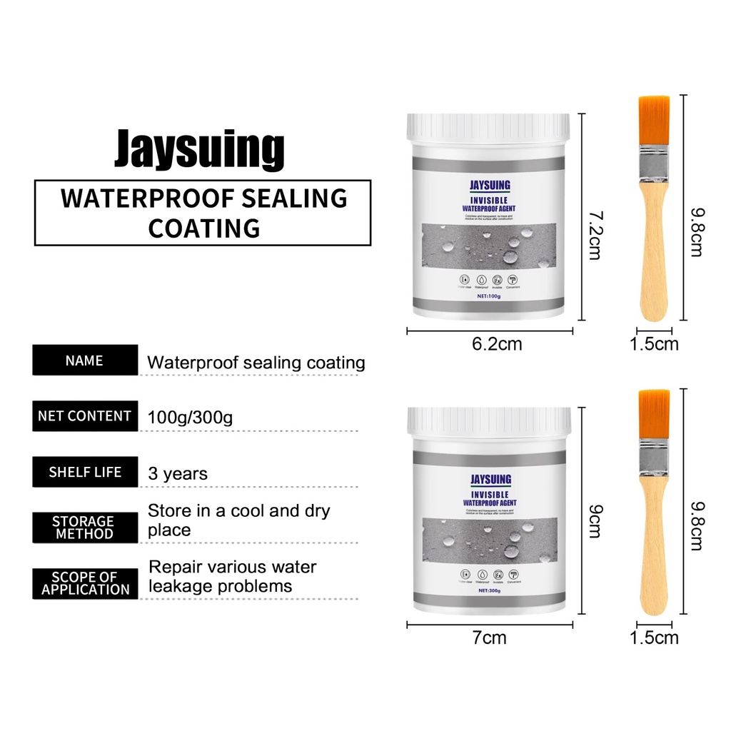 LEM TRANSPARAN JAYSUING ANTI BOCOR 300GR