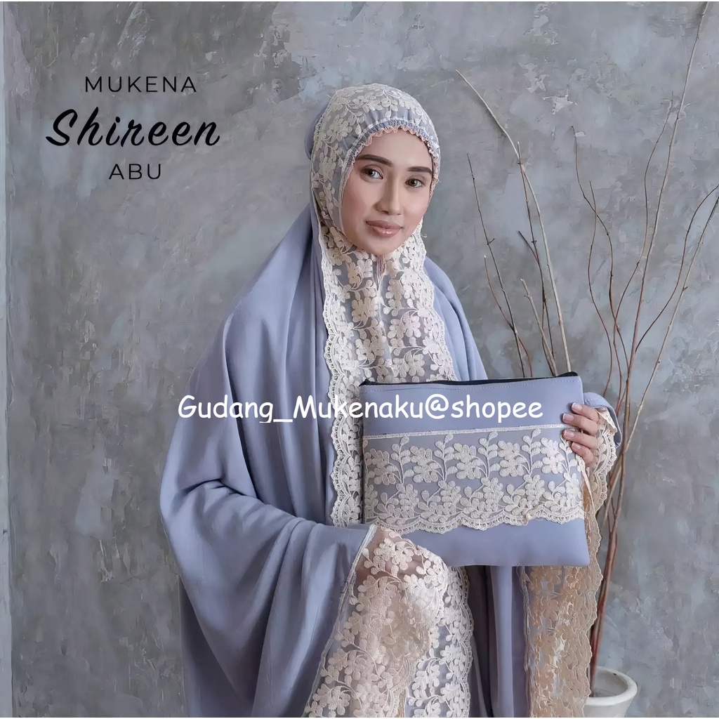 Gudang_mukenaku Mukena Dewasa Shireen Ori Renda Import Premium by Siti Khadijah Terbaru