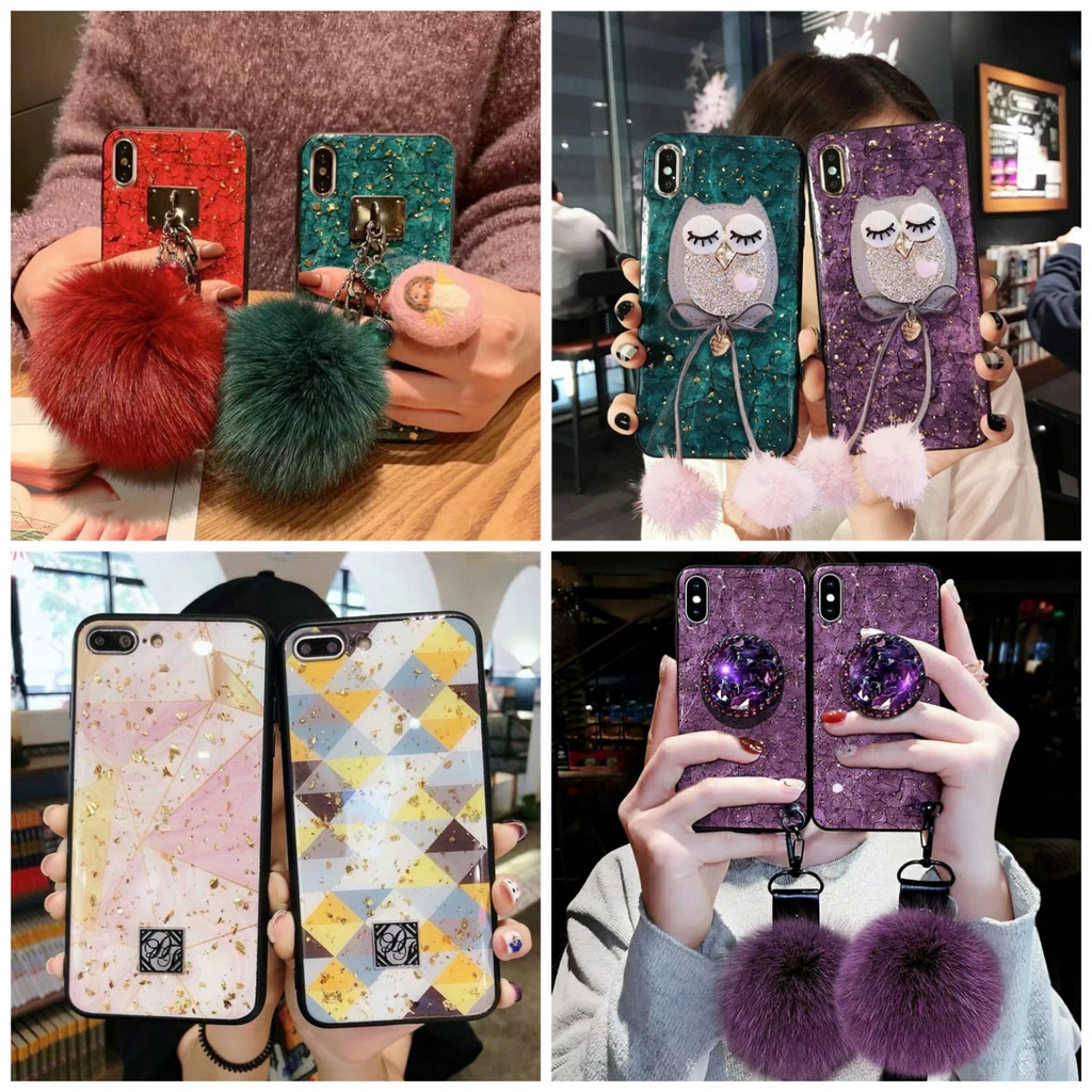 Casing Hp Crystal Glass Case Xiaomi Mi A1 Mi A2 Mi A2 Lite Mi 5X Mi 8 Lite Mi 11 Lite