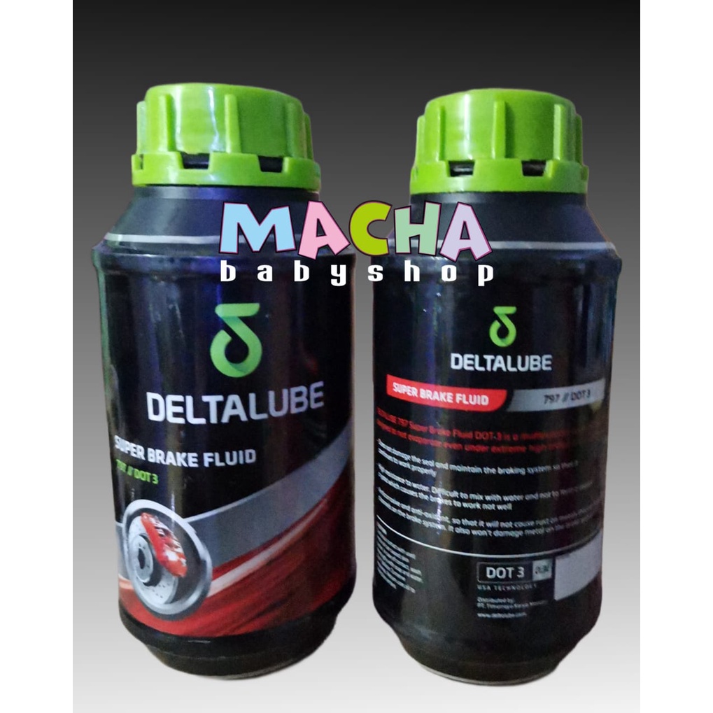 Deltalube Gear Matic Oil For Motorcycle SAE 10W-30 API SN &amp; Minyak Rem 797 Dot 3 / Oli Gardan / Oli Gear / 120cc / 300ml