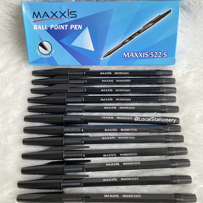 

[1 Lusin / 12 Pcs] Maxxis Ball Pen / Pulpen / Pena Hitam