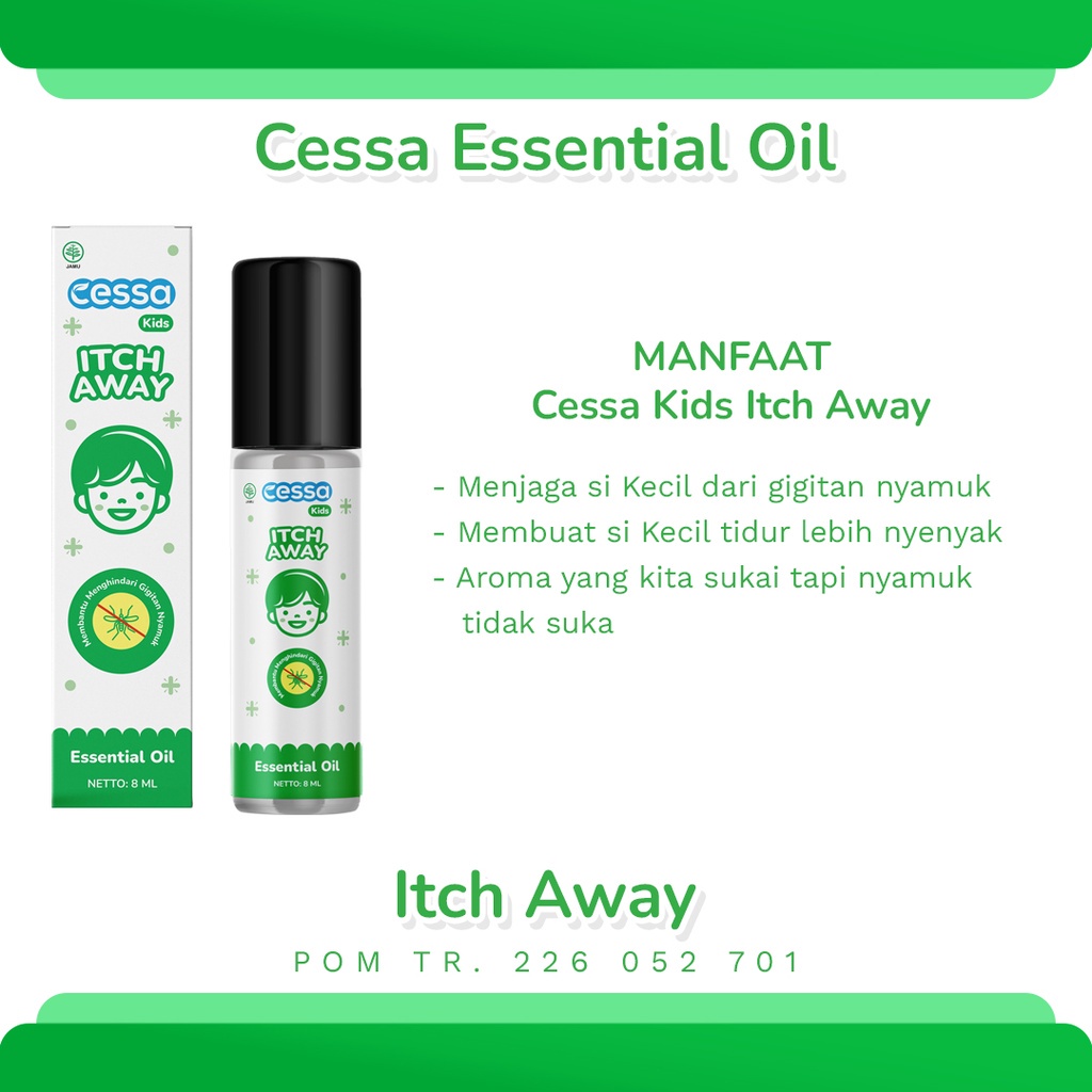 Cessa Kids Aromateraphy Anak | Minyak Oles Anak