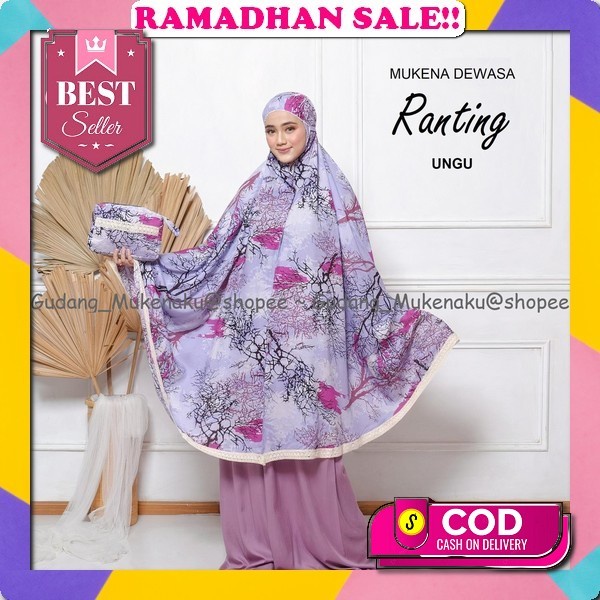 Mukena 3In1 Crinkle Airflow Adem Dan Modis Mukena Traveling Mini Pouch Mukenah Dewasa Rayon Mukena T