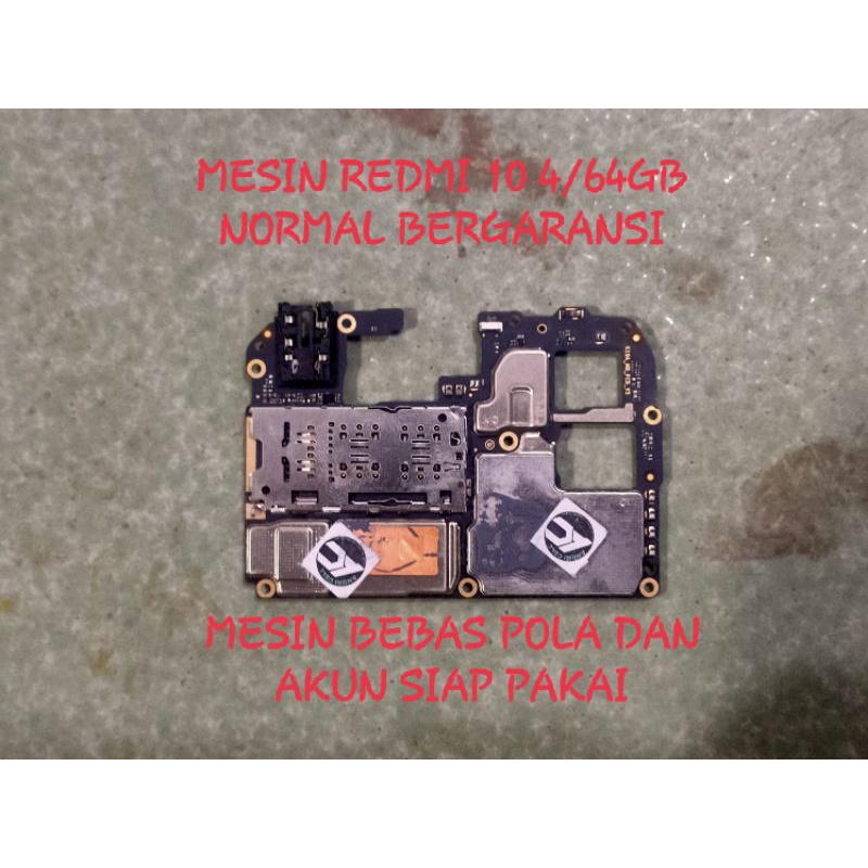 mesin xiaomi redmi 10 4/64gb normal mesin redmi 10 normal mesin xiaomi redmi 10 normal