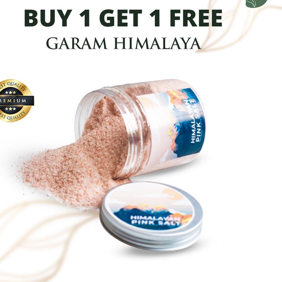 

AFF193 Garam Himalaya Original Natural Pink Salt Premium Himalayan Salt asli Natural Himsalt Garam Merah +