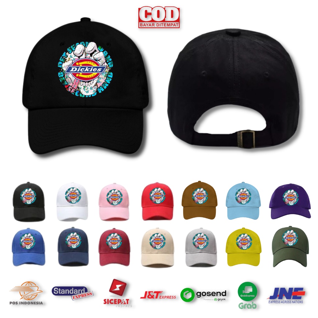 Topi Baseball Cap Pria Wanita Dewasa Distro Dike's Terbaru Tali Ring Besi