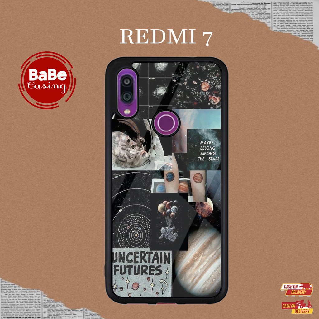 Case REDMI 7 Casing REDMI 7 Motif NASA  babe casing case killau case silikon case anime case karakte