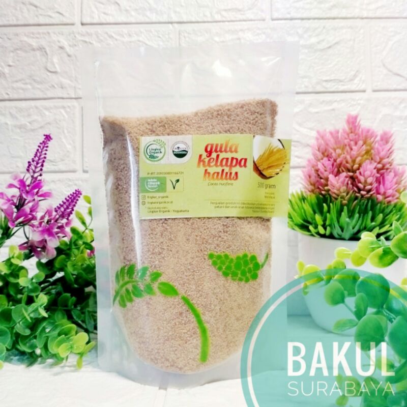 

brown sugar Gula Kelapa Organik Lingkar Organik 500gr Gula bubuk gula halus bukan Aren