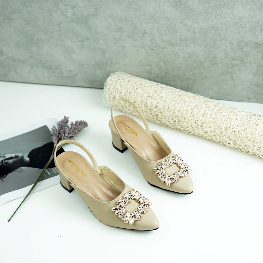 Heels Wanita Tali Slingbag MC-MT 11
