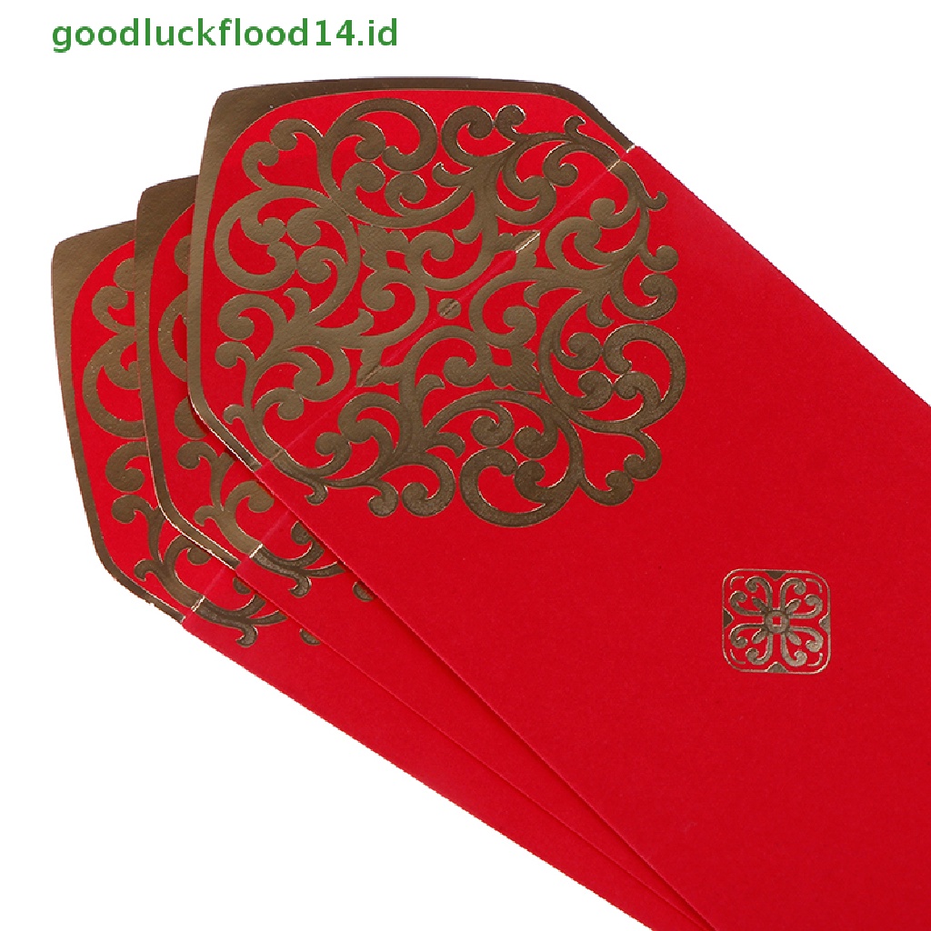 [GOOGFOUR] 10pcs New Year Wedding Amplop Merah Tikus Tahun Imlek Festival Musim Semi Tas Keberuntungan [TOP]
