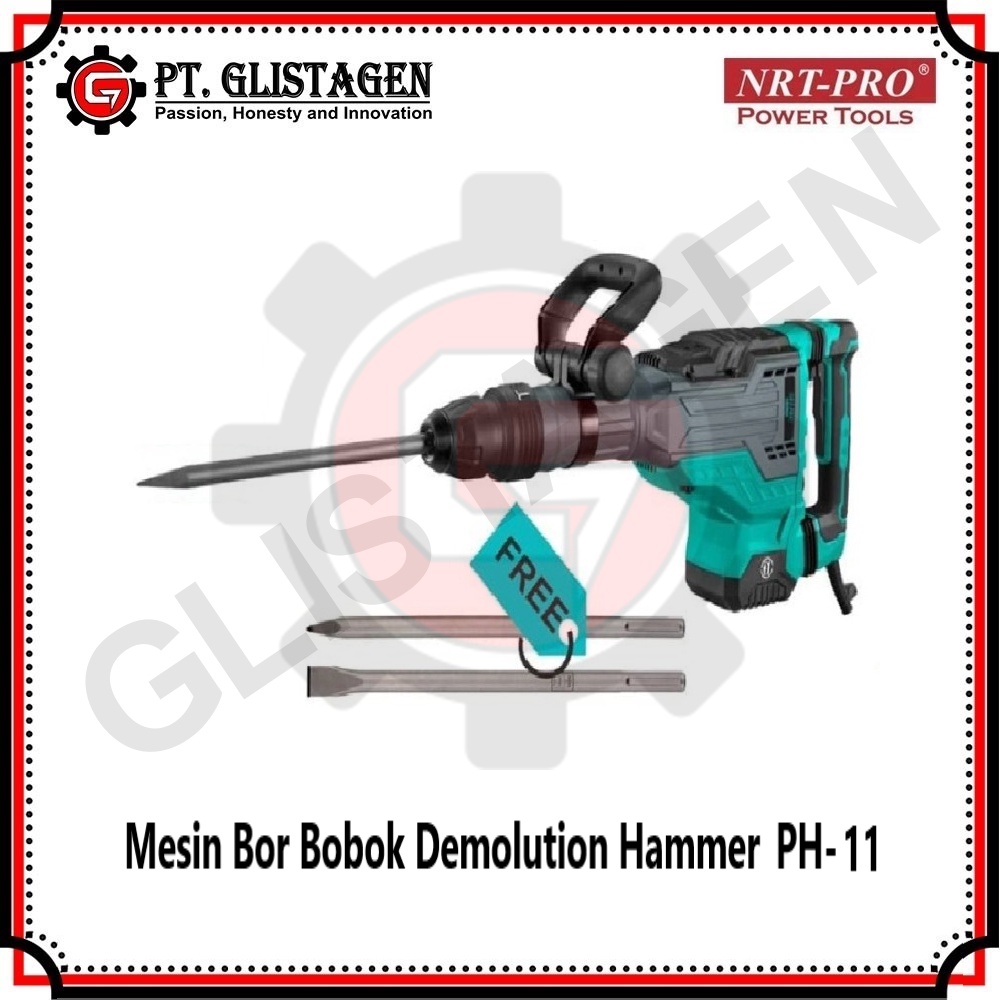 NRT-PRO PH11HD Mesin Bor Bobok Beton Jack Hammer Demolition Breaker