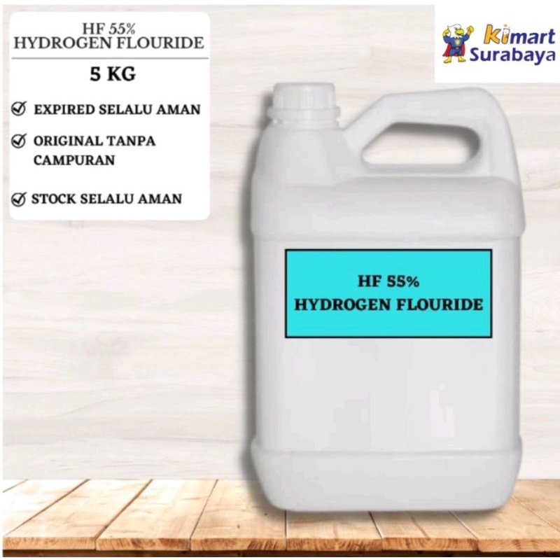 Jual Asam Florida Hidrogen Flouride Hf 55 5kg Shopee Indonesia