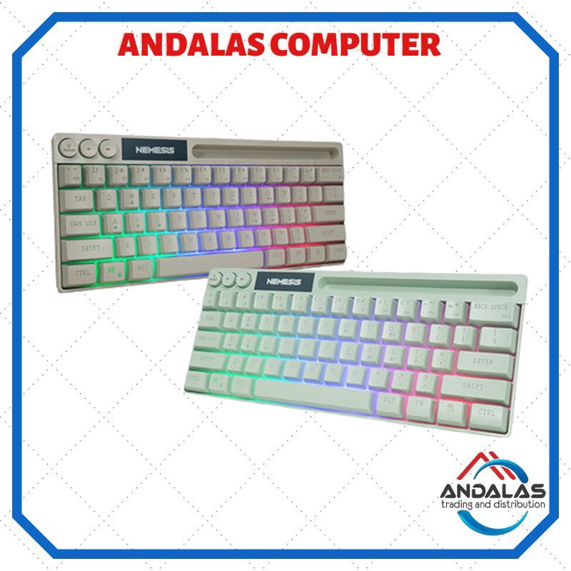 Keyboard Gaming Game NYK ERIS K06 K-06 TKL RGB New