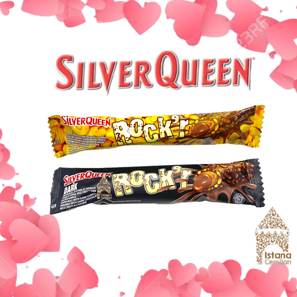 Silver Queen Rock'r / Rockr 22 Gram . Cokelat Silverqueen Valentine